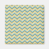 Aimant Topaz Parties scintillant Chevron Motif (Devant)