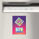 Aimant Topeka Art Guild & QR Code (In Situ (Lave-vaisselle))