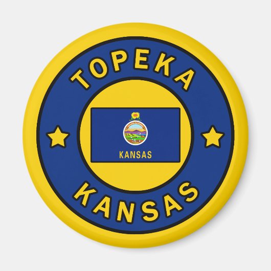 Aimant Topeka Kansas (Devant)
