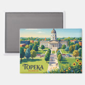 Aimant Topeka Kansas (Recto/Verso)