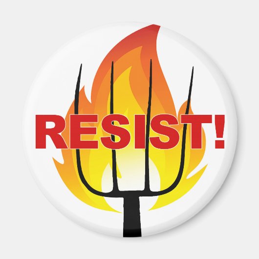 Aimant Torche de résistance et fourche (Devant)
