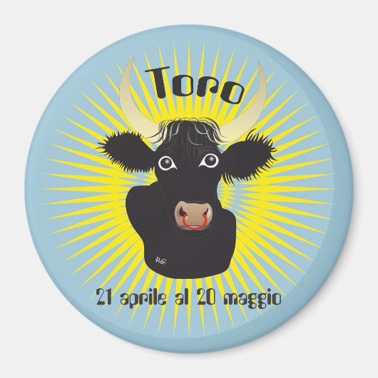 Aimant Toro 21 aprile al 20 maggio (Devant)