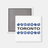 Aimant Toronto Aloha Bands bleu clair (Recto/Verso)