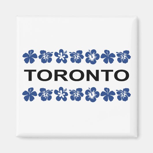 Aimant Toronto Aloha Bands bleu clair (Devant)
