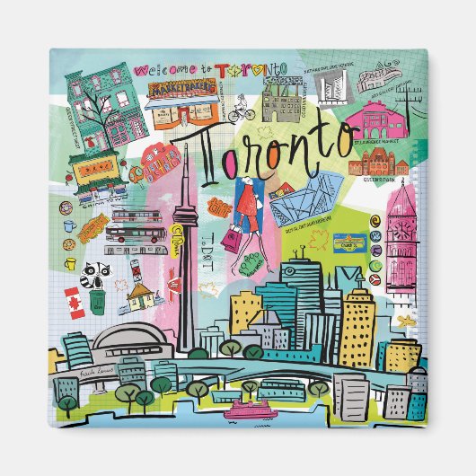 Aimant Toronto, Canada (Devant)