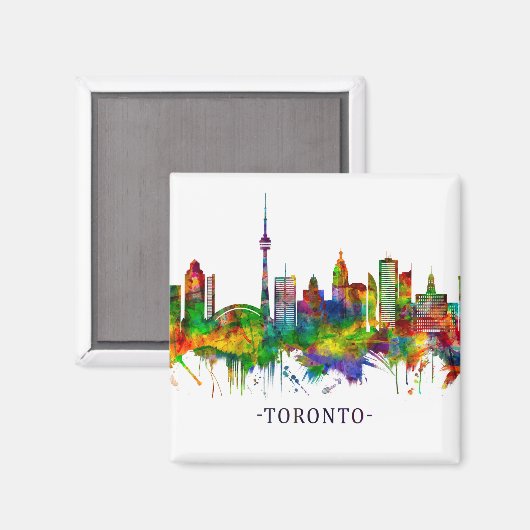 Aimant Toronto Canada Skyline (Recto/Verso)