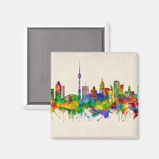 Aimant Toronto Canada Skyline (Recto/Verso)