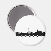 Aimant toronto cityscape canada symbole de la ville silho (Recto/Verso)