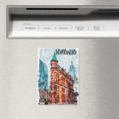 Aimant Toronto Ontario Canada Aquarelle de voyage (In Situ (Lave-vaisselle))