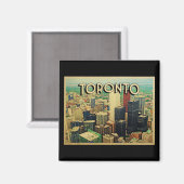 Aimant Toronto Skyline (Recto/Verso)