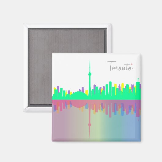 Aimant Toronto Skyline v2 (Recto/Verso)