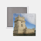 Aimant "Torre de Belem, Lisboa" (Recto/Verso)