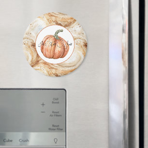 Aimant Torsades de Latte de Citrouille Automne Vous Tous
