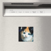Aimant Tortoiseshell kitten (In Situ (Lave-vaisselle))