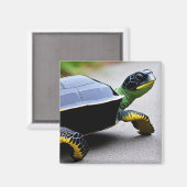 Aimant Tortue avec coquille métallique Concept Art (Recto/Verso)