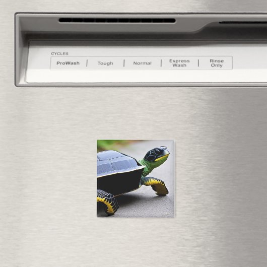 Aimant Tortue avec coquille métallique Concept Art (In Situ (Lave-vaisselle))