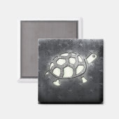 Aimant Tortue blanchie (Recto/Verso)