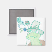 Aimant tortue - Carré 2 po x 2 po (Recto/Verso)