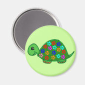 Aimant tortue coloré (Recto/Verso)