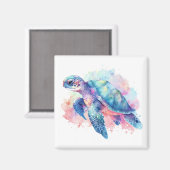 Aimant Tortue de mer (Recto/Verso)