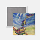 Aimant Tortue de mer (Recto/Verso)