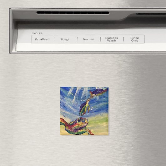 Aimant Tortue de mer (In Situ (Lave-vaisselle))