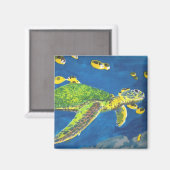Aimant Tortue de mer (Recto/Verso)