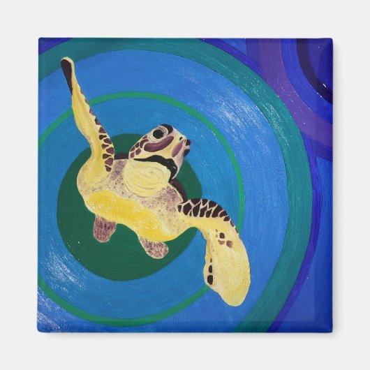 Aimant Tortue de mer (Devant)