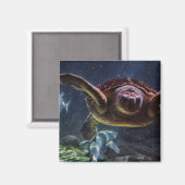 Aimant Tortue de mer (Recto/Verso)