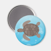 Aimant Tortue de mer (Recto/Verso)