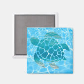 Aimant Tortue de mer (Recto/Verso)
