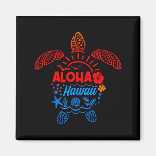 Aimant Tortue de mer aloha tropical hawaii plage d'été