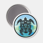 Aimant Tortue de mer celtique (Recto/Verso)