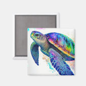 Aimant Tortue de mer Océan Marine Life Beach Nature (Recto/Verso)