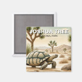 Aimant Tortue du désert dans le parc national de Joshua T (Recto/Verso)
