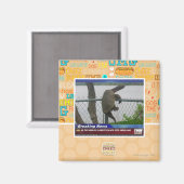 Aimant Tortue en voie de disparition (Recto/Verso)