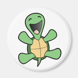 Aimant Tortue heureuse