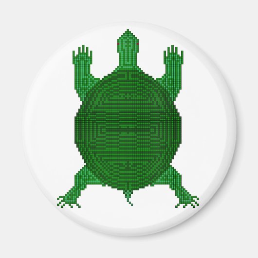 Aimant Tortue - I - Géométrique (Devant)