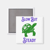 Aimant Tortue lente mais stable (Recto/Verso)
