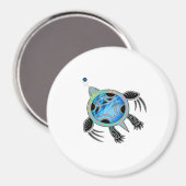Aimant Tortue marine peinte (Recto/Verso)