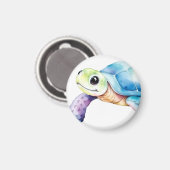 Aimant Tortue Mignonne (Recto/Verso)