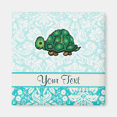 Aimant Tortue ; mignonne (Devant)