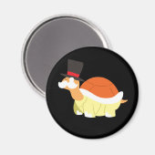 Aimant Tortue moustache (Recto/Verso)