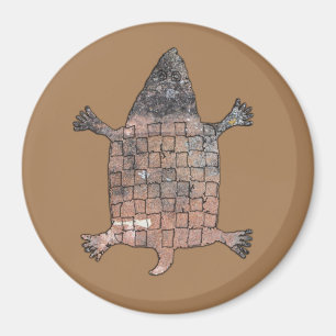Aimant Tortue stylisée - Mimbres Poterie Design