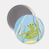 Aimant Tortue tendance (Recto/Verso)