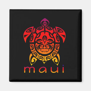 Aimant Tortue Vivide de Mer d'Hawaii