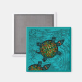 Aimant Tortues (Recto/Verso)