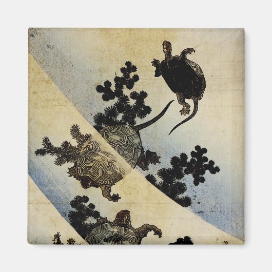 Aimant Tortues de natation (Devant)