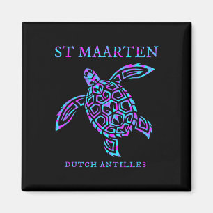 Aimant Tortues marines de St. Maarten garçons filles femm