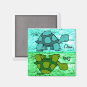Aimant Tortues propres / Sale (Recto/Verso)